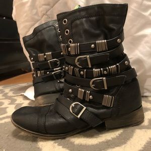 Combat boots | 6 1/2, fits like 7